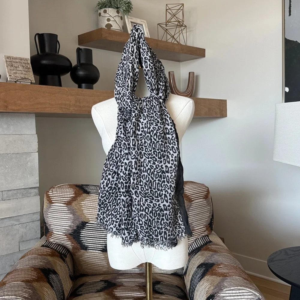 Banana Republic Leopard Scarf